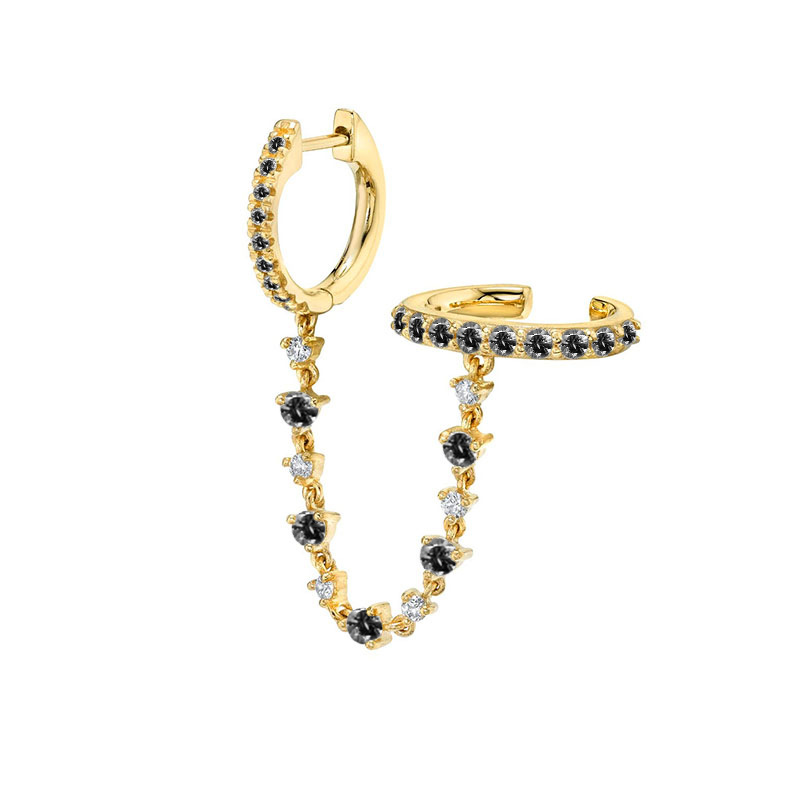 Black (single) gold color