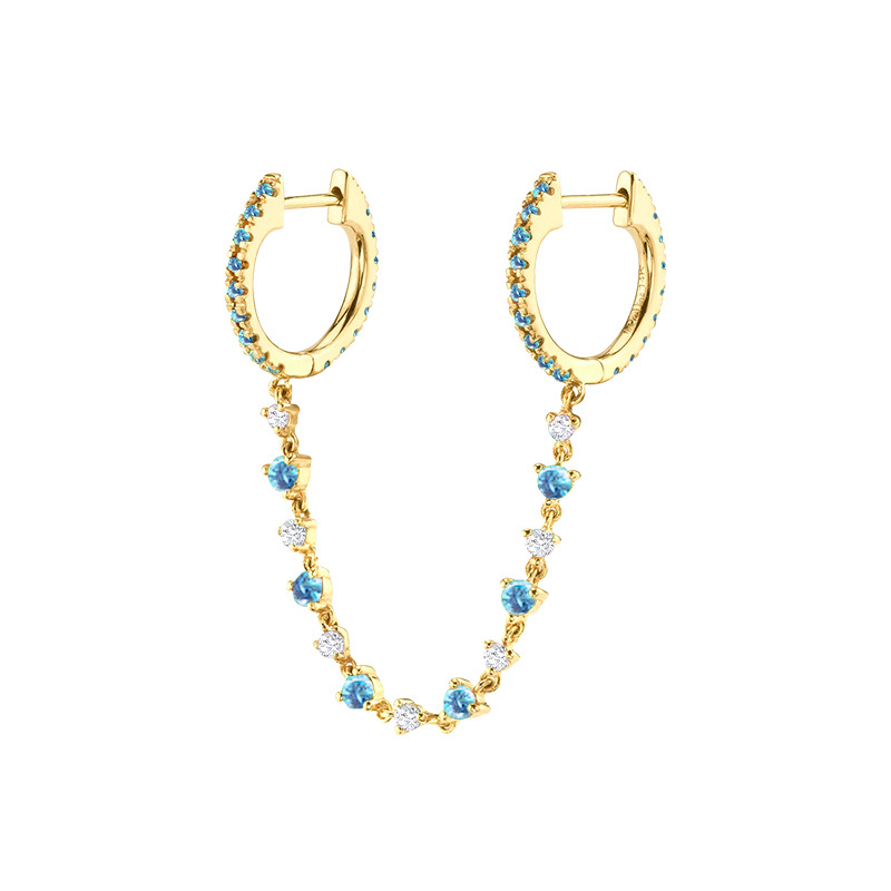 Light blue gold (single double circle)