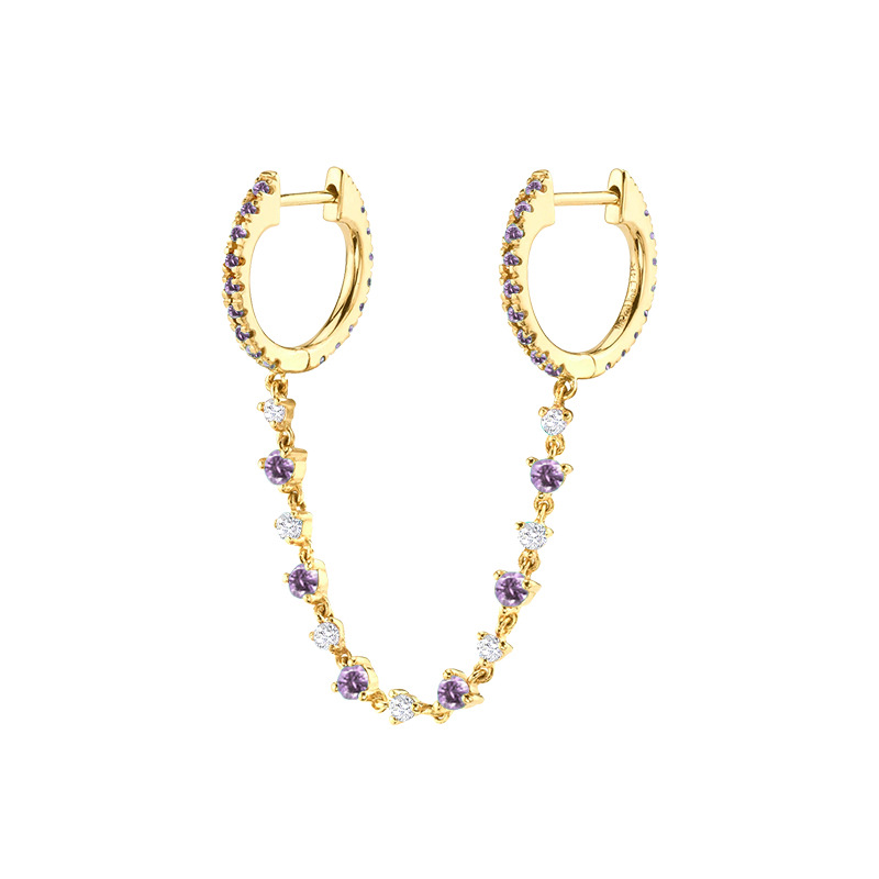 Purple gold (single double circle)