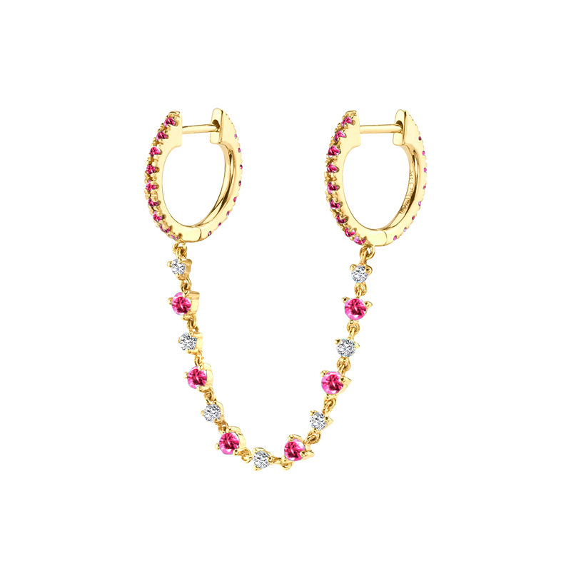 Rose gold (single double circle)