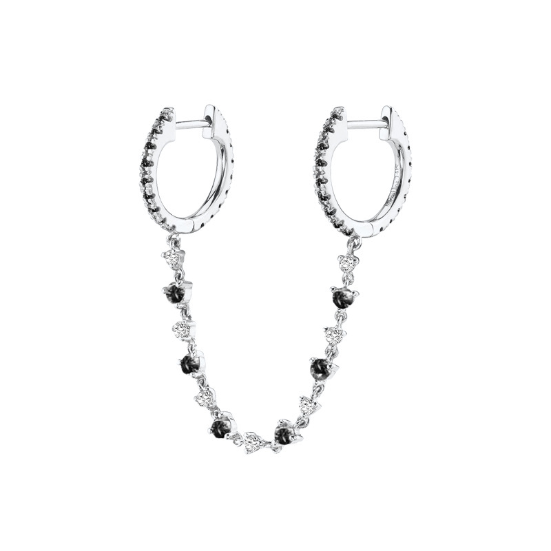 Black silver (single double circle)