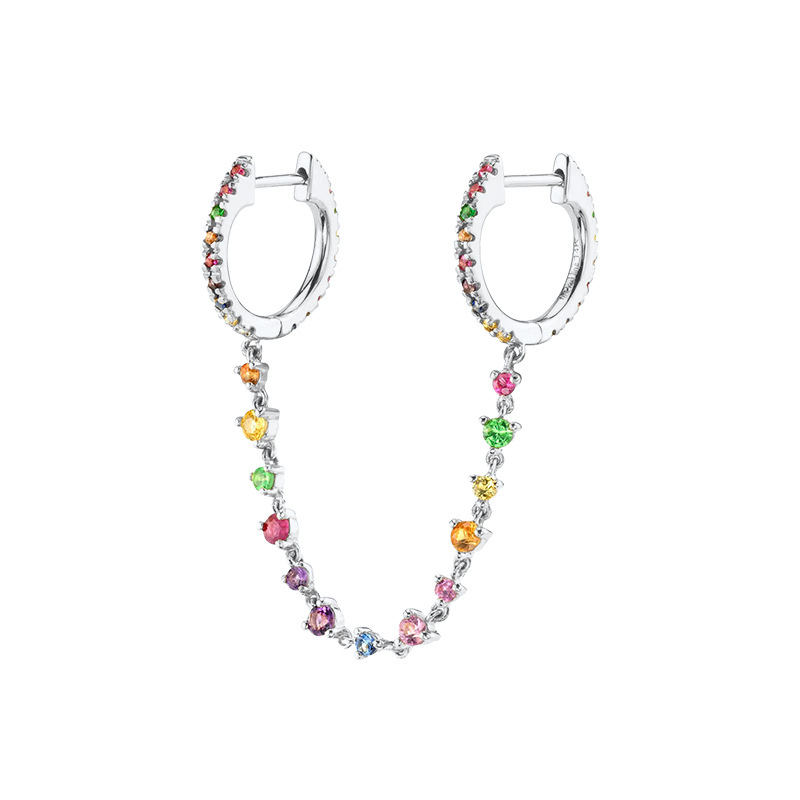 Colored silver (single double circle)