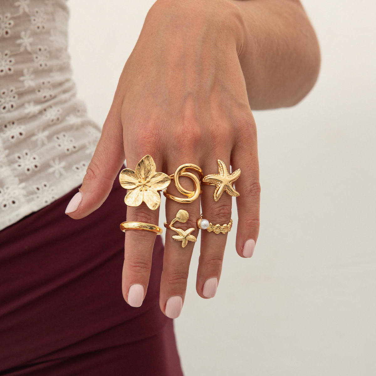 02 light gold 6-piece set 6199