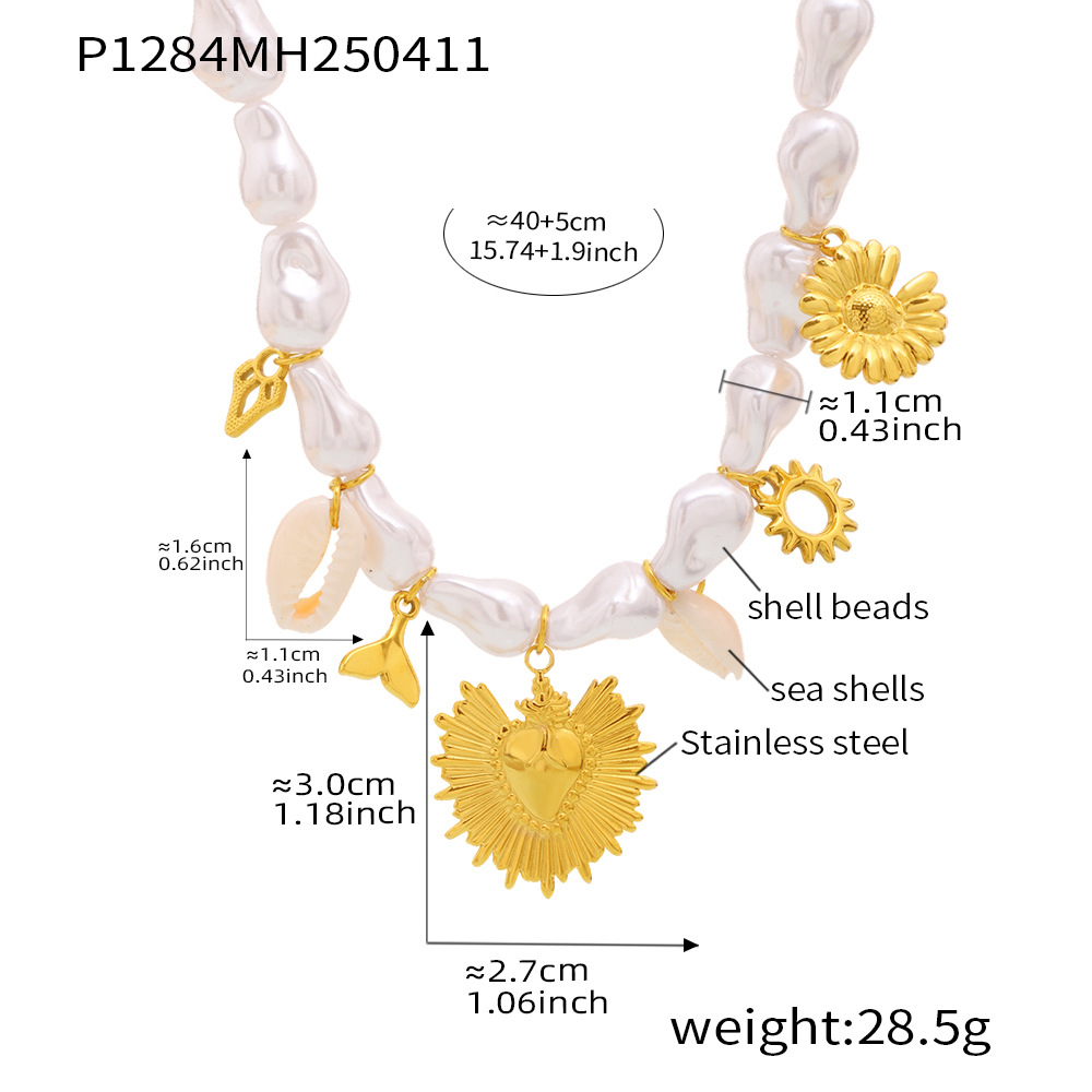 Multi-accessories love shell beads