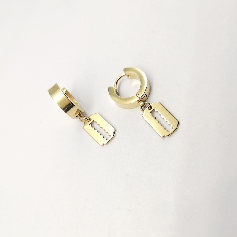 Earrings Blade Gold