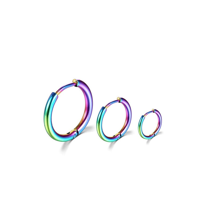 10mm coil earrings color