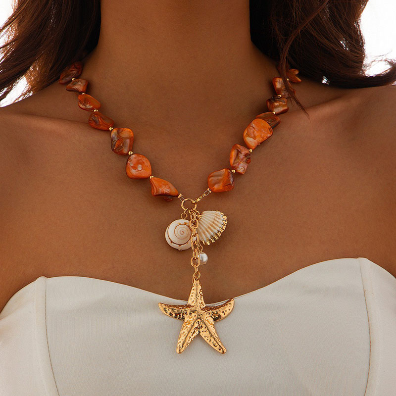 necklace orange