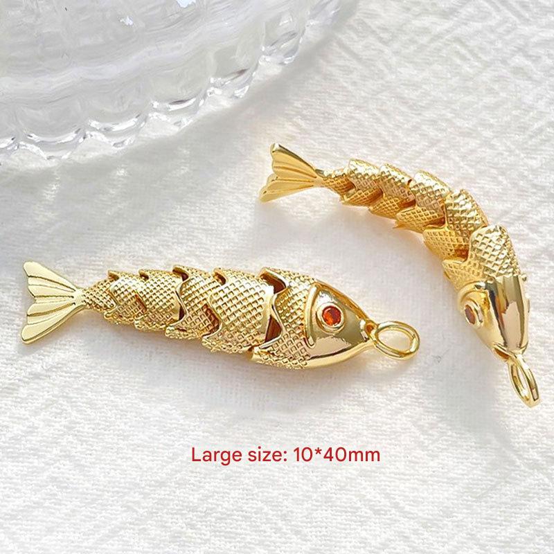 Large goldfish pendant (one)
