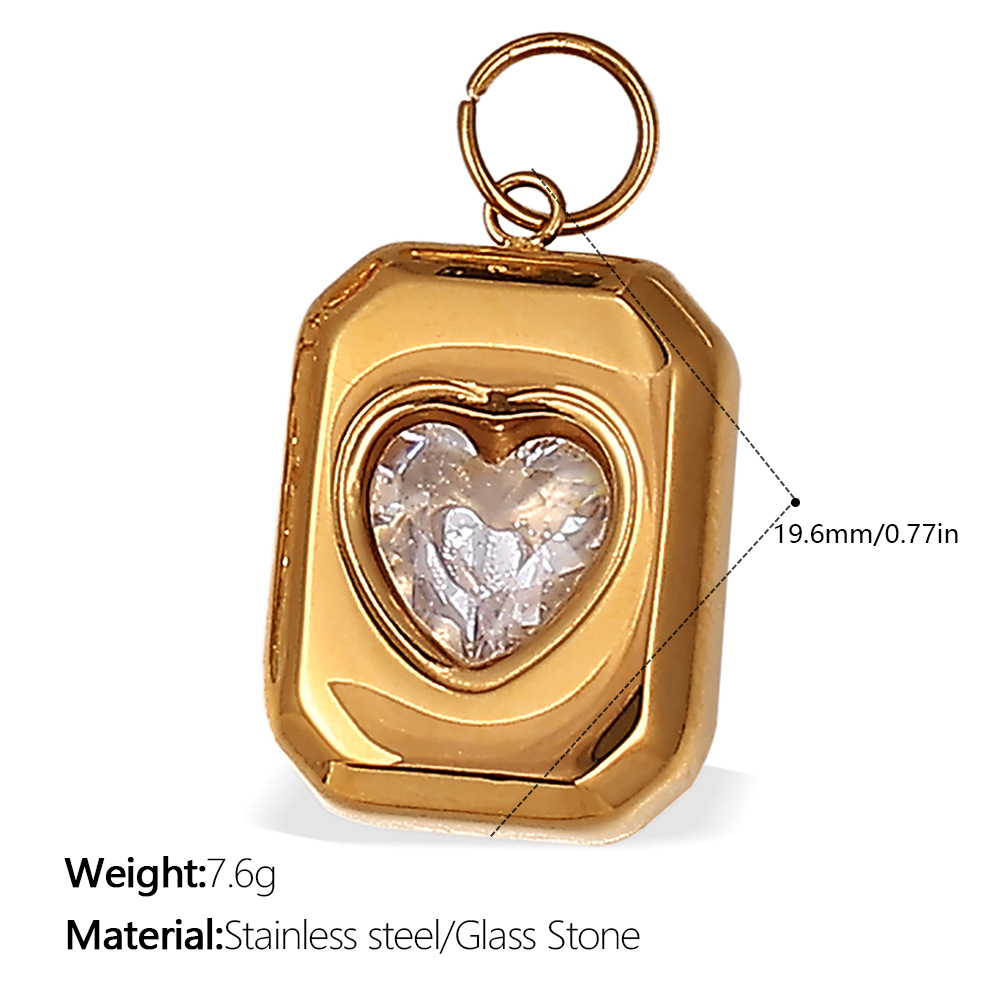Pj408weg glass stone pendant