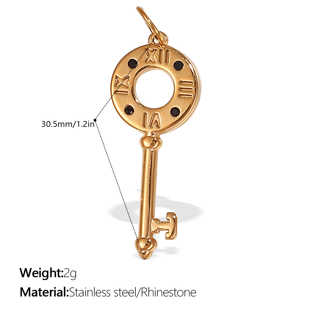 Pj527bkg black diamond gold pendant