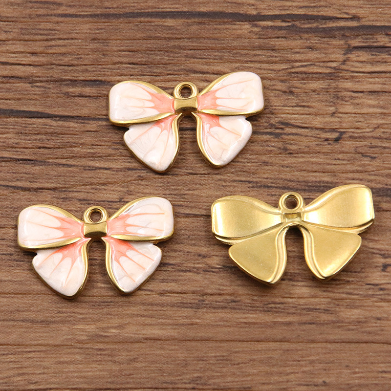 No. 3 orange bow 16x25mm 3g