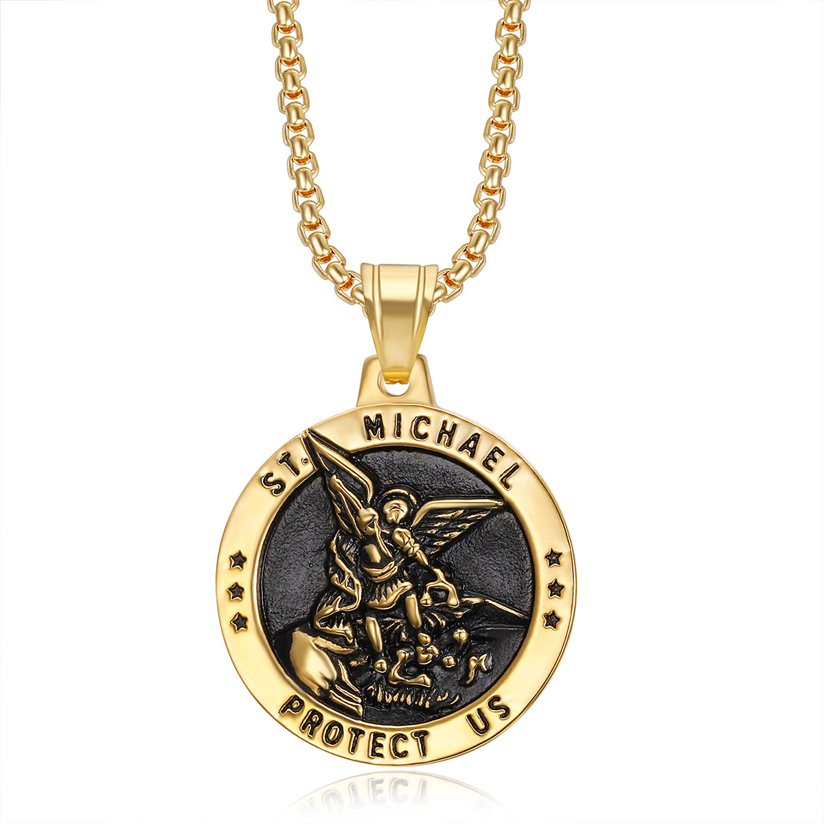 Gold single pendant
