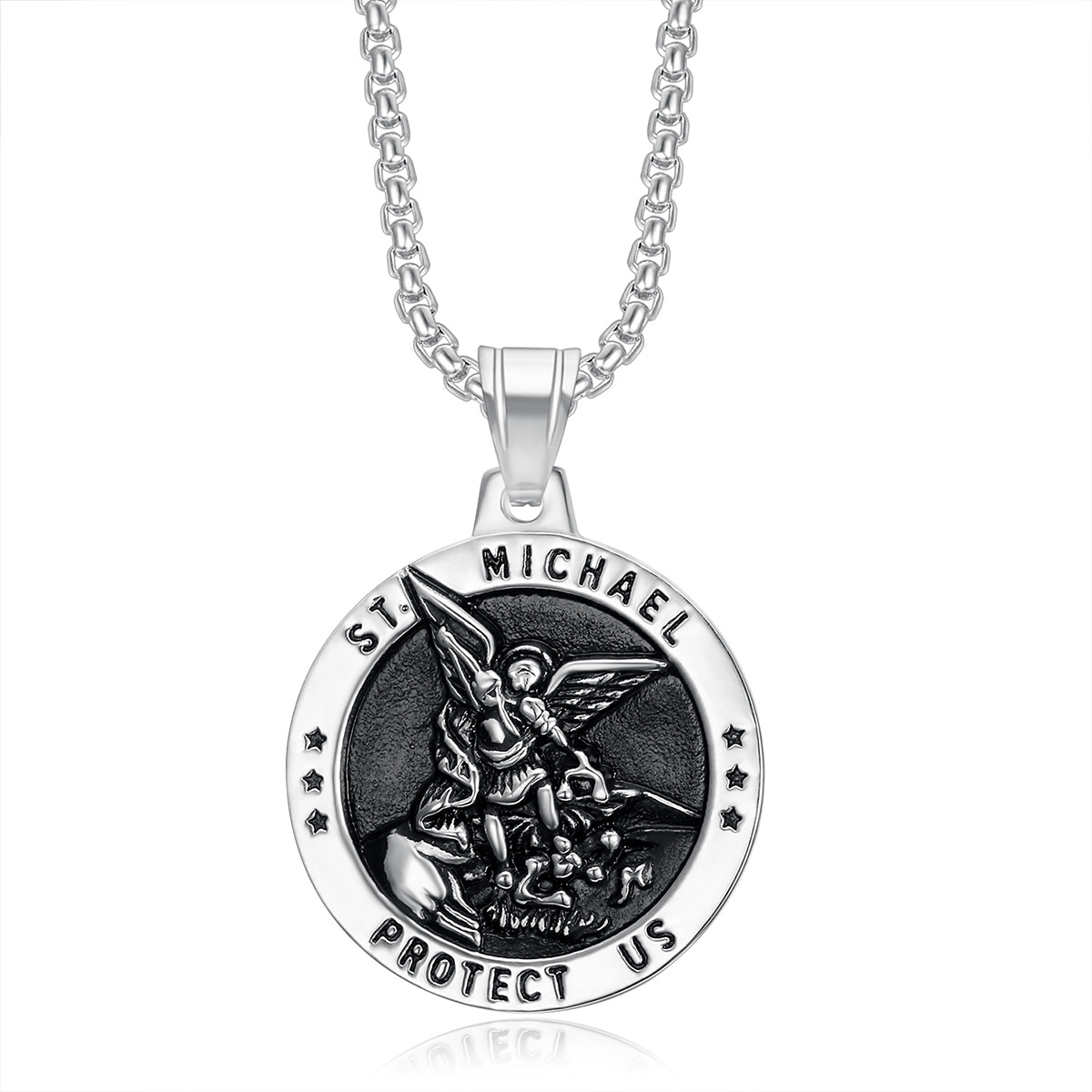 Steel color single pendant