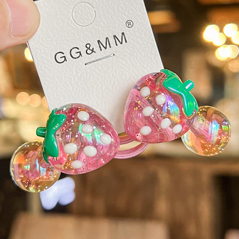 Beaded Pink Strawberry