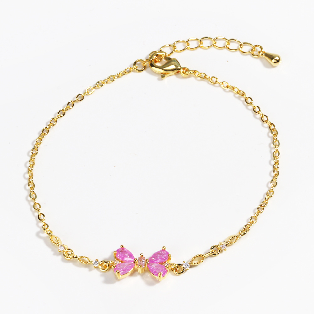 Purple Butterfly-Gold