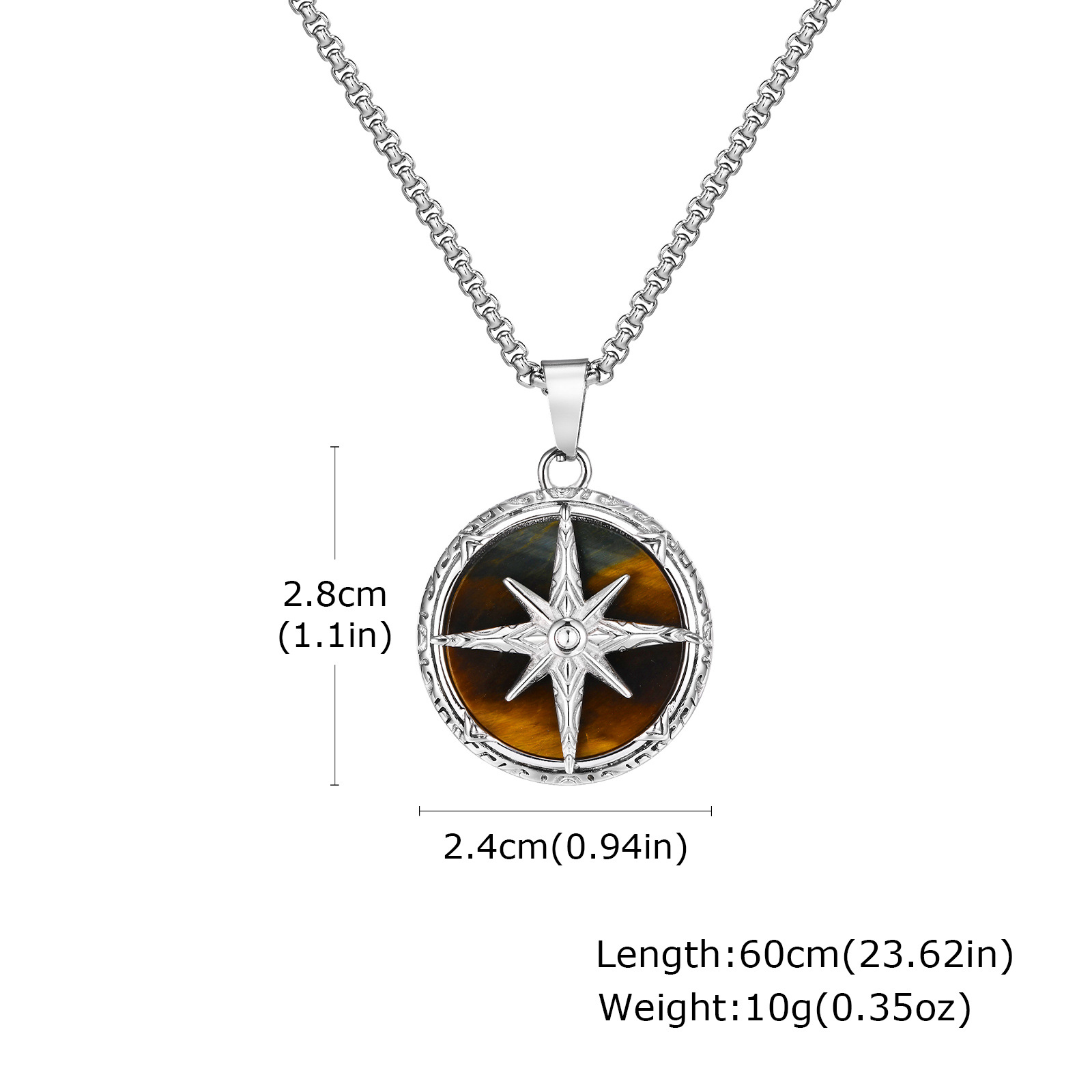 Tiger's eye pendant