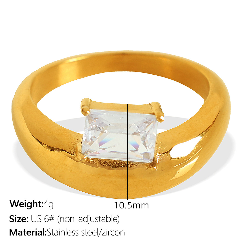 JZ52 Meiwei 6# Gold Ring