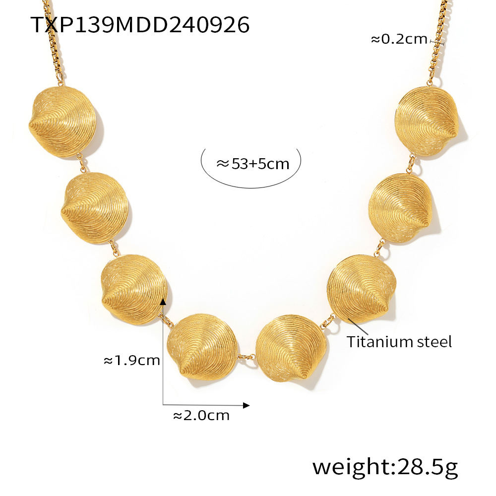 TXP139-gold necklace