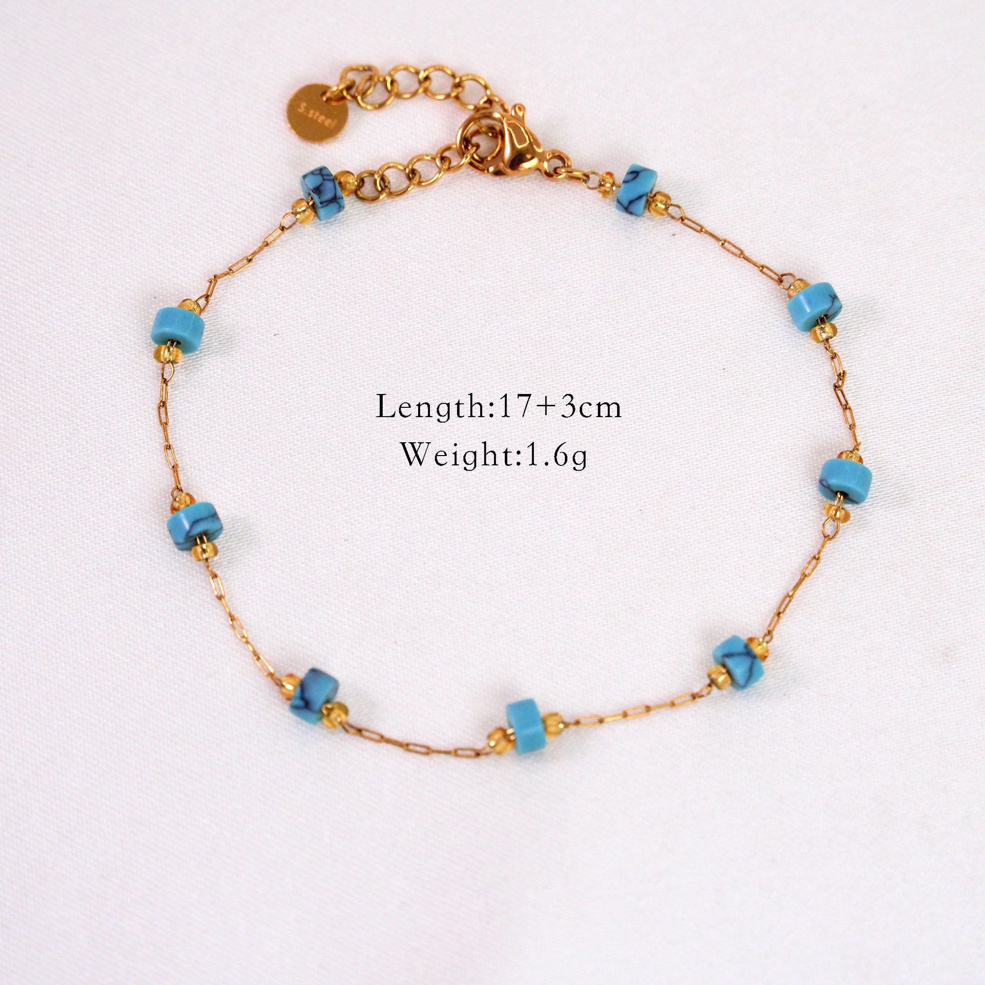 Turquoise blue bracelet
