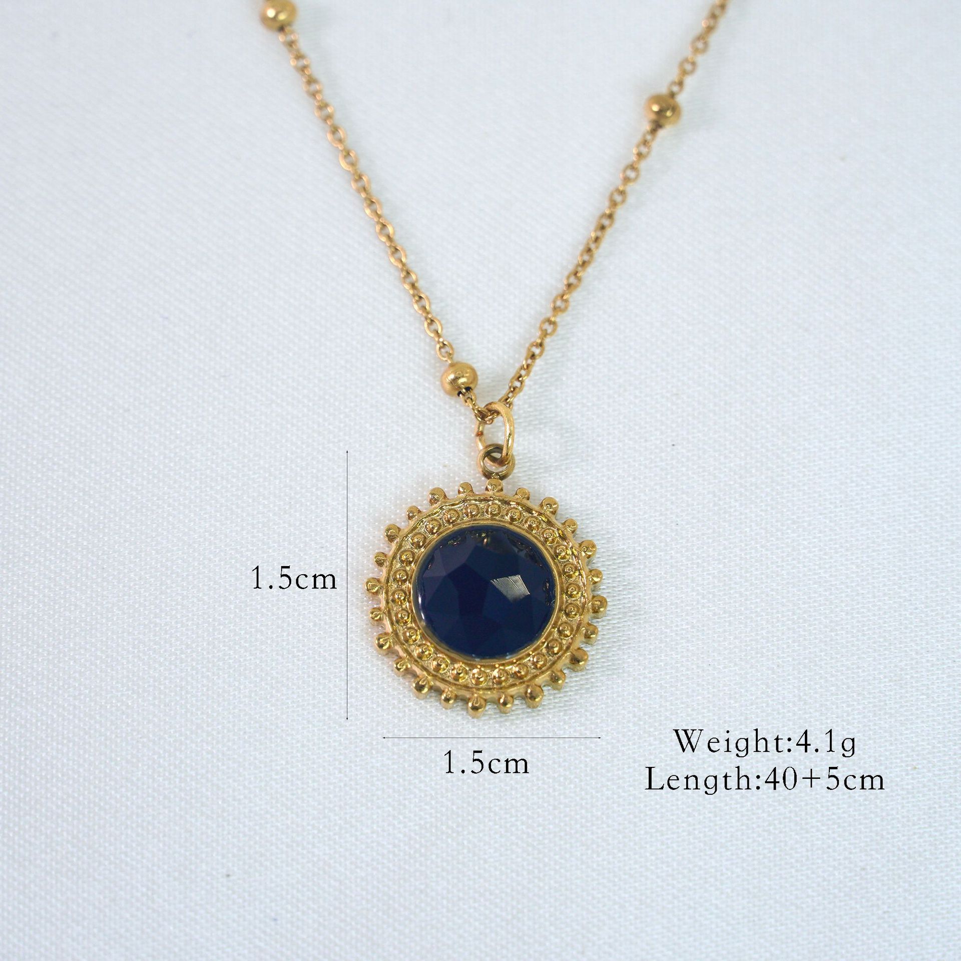 Sunshine black agate