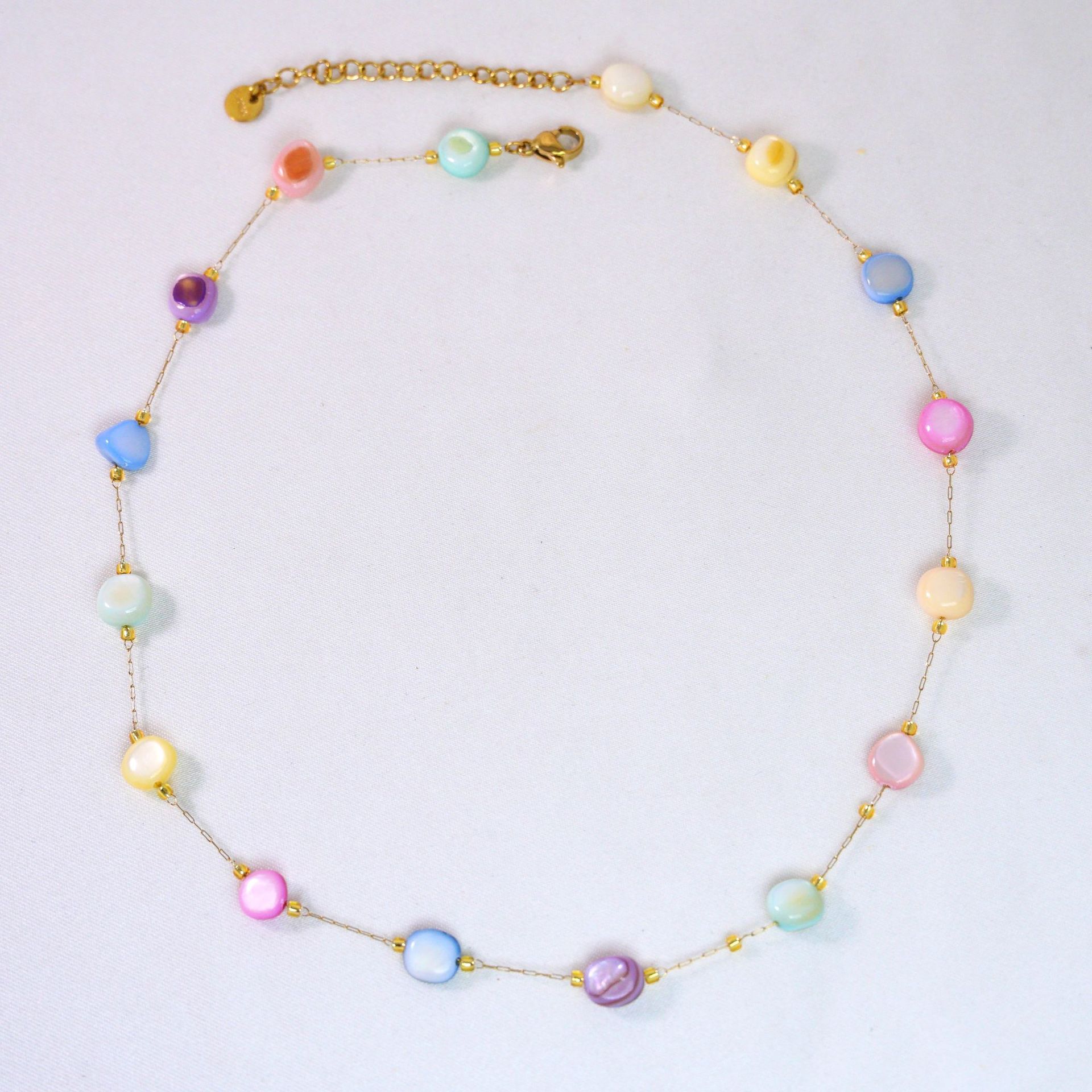 Strawberry crystal necklace 16-18inch