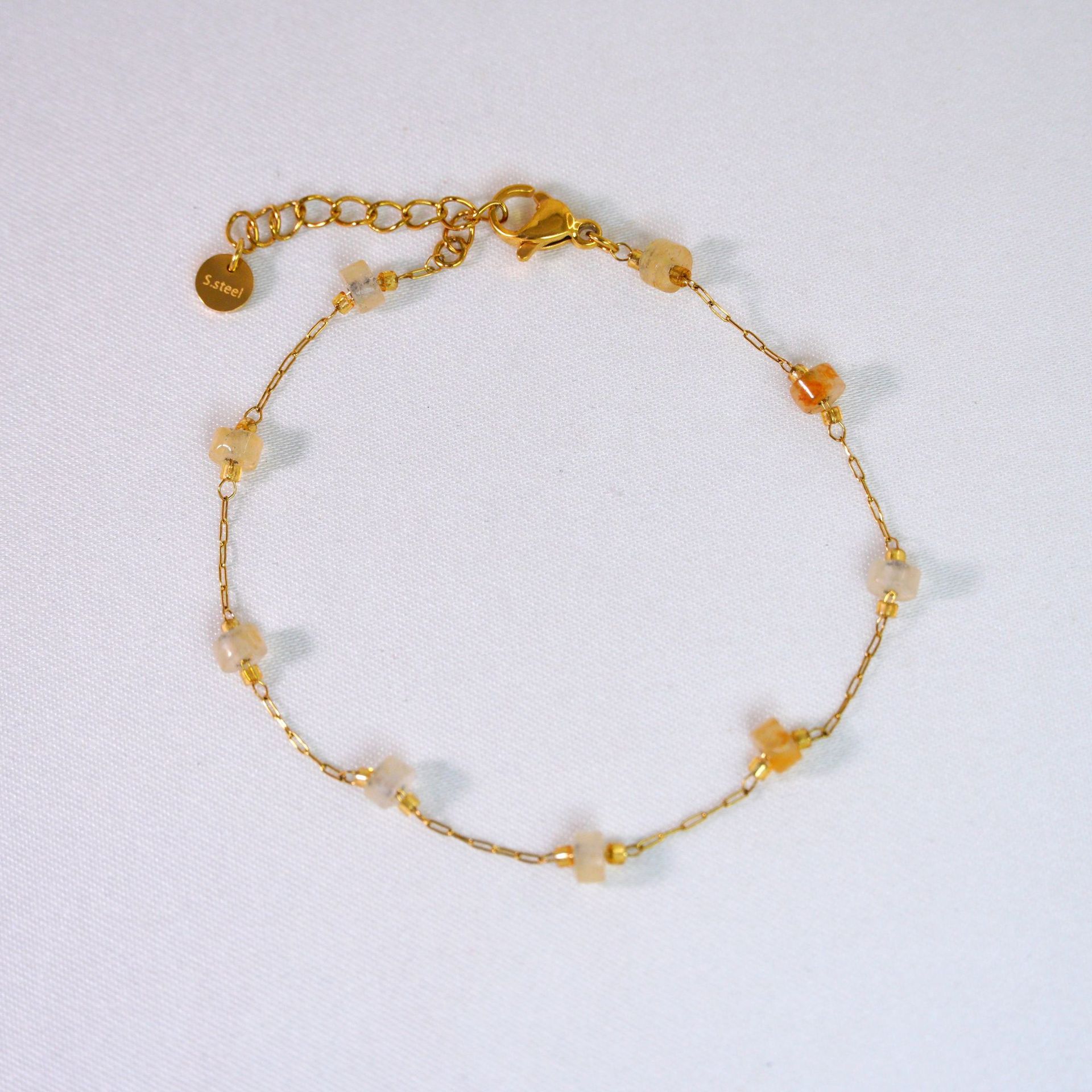 Citrine bracelet 6-8inch