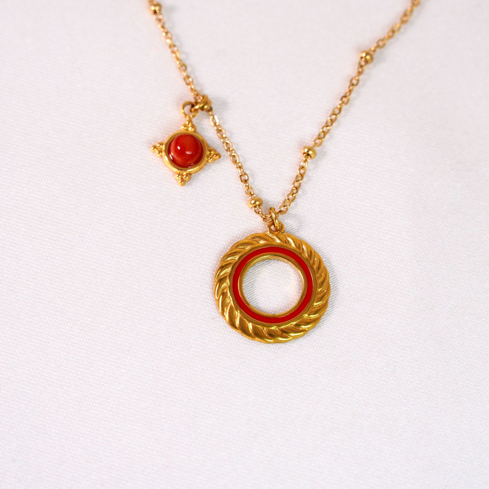 Red necklace 16-18inch