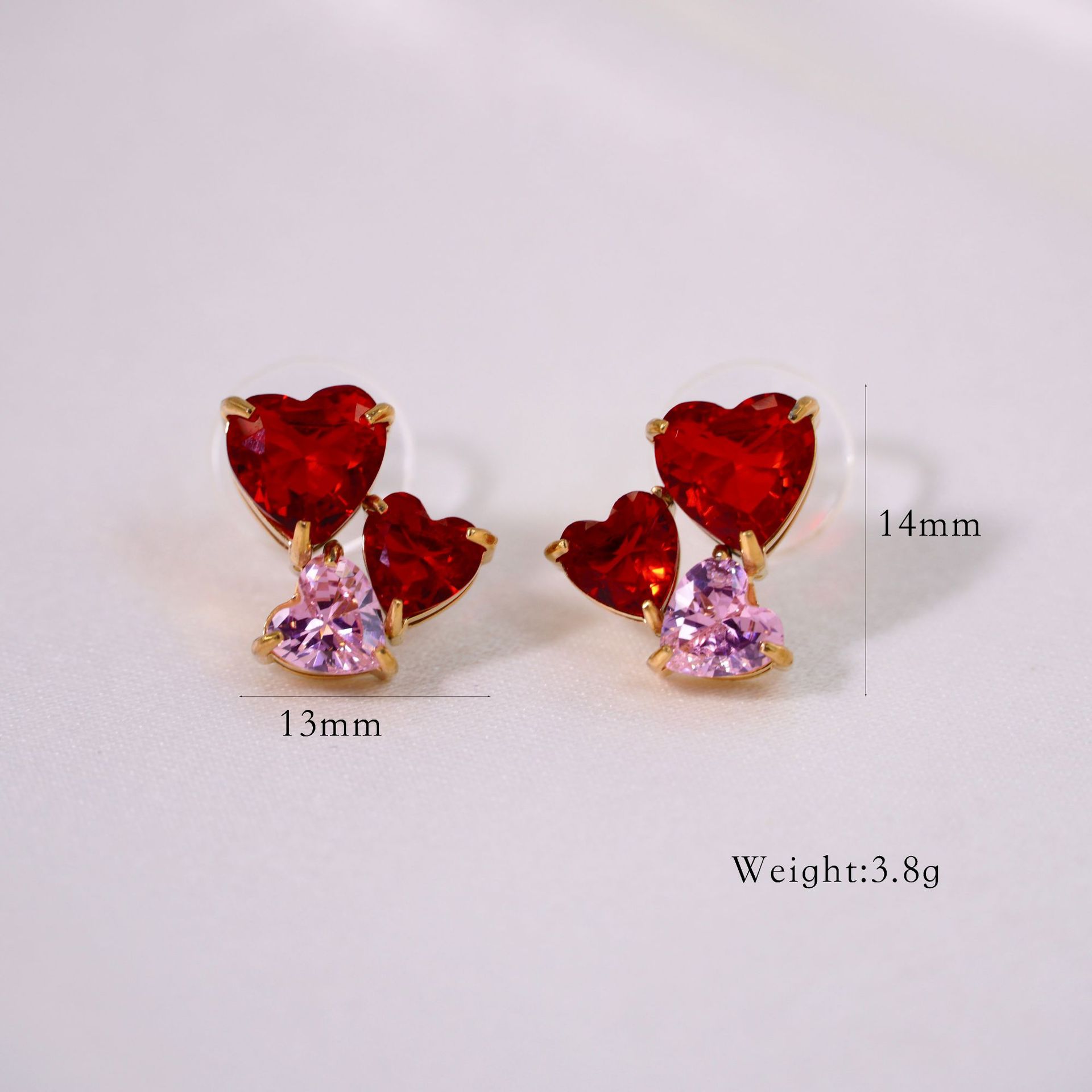 Earrings red
