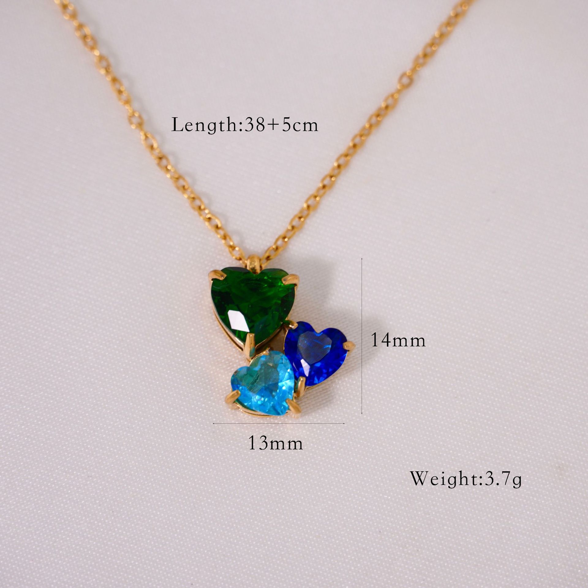 Necklace blue