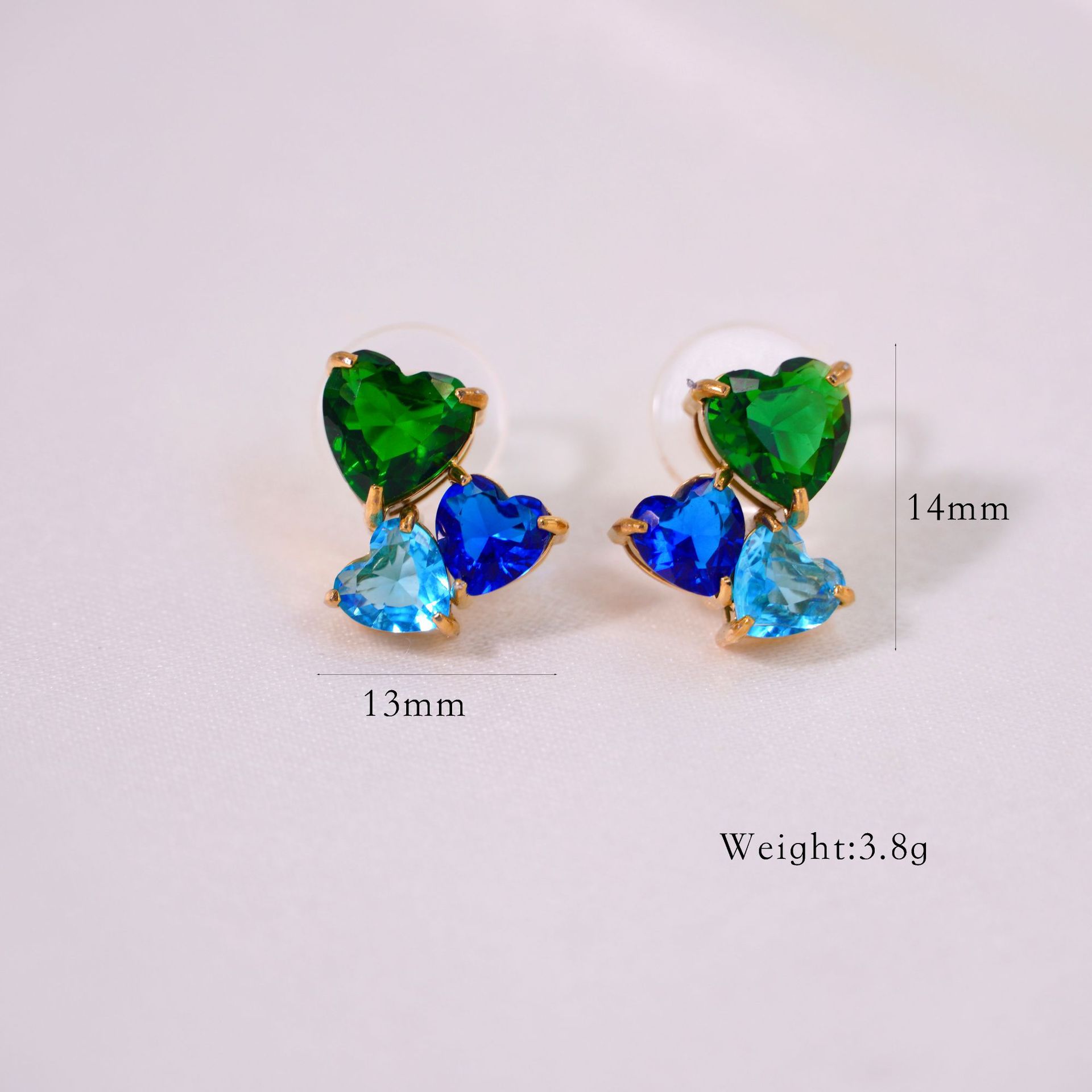 Earrings blue