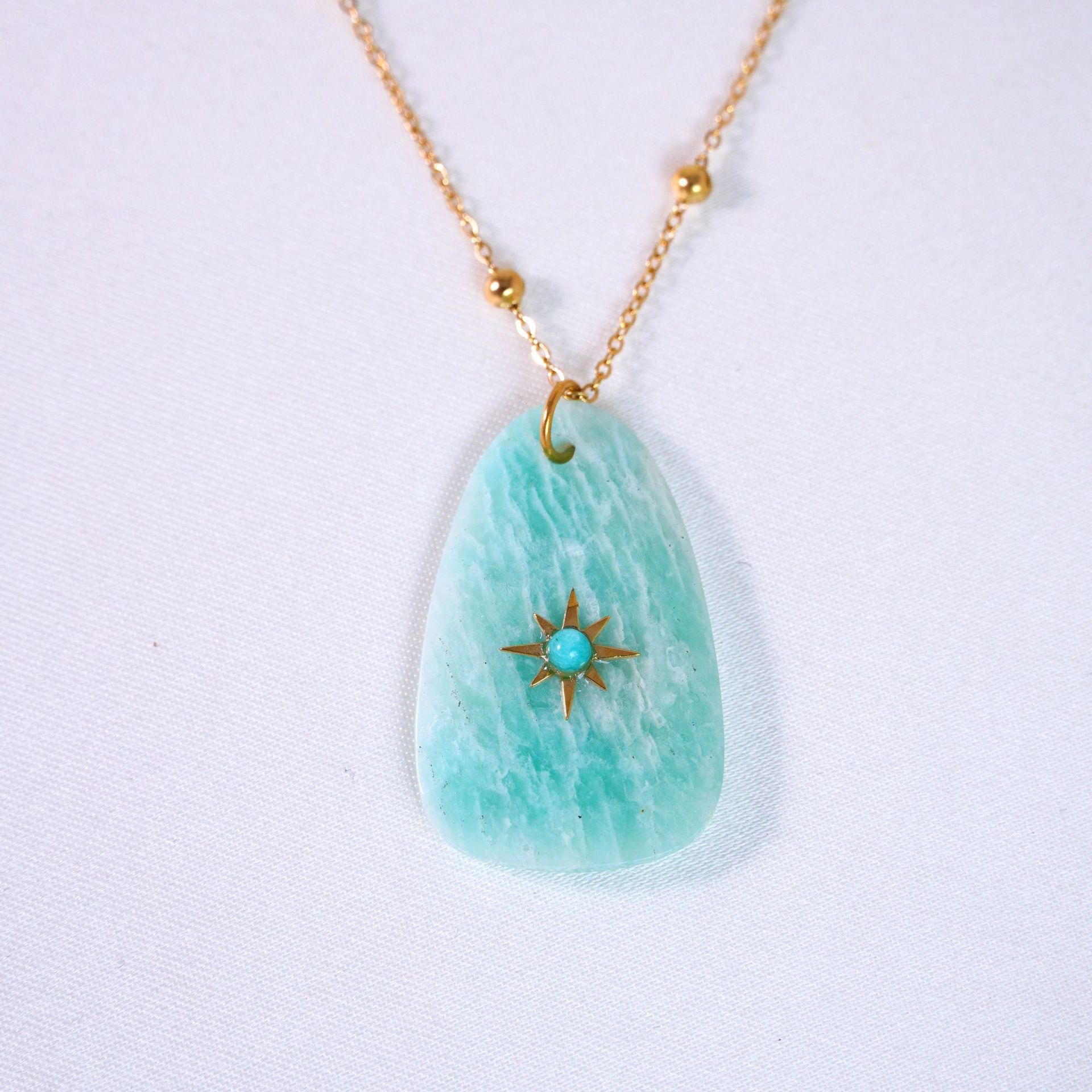 Faceted amazonite 1