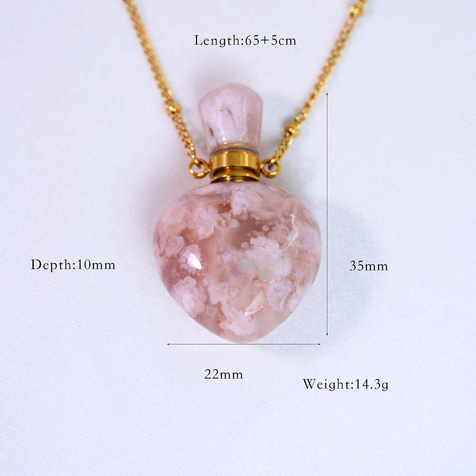 Cherry blossom agate