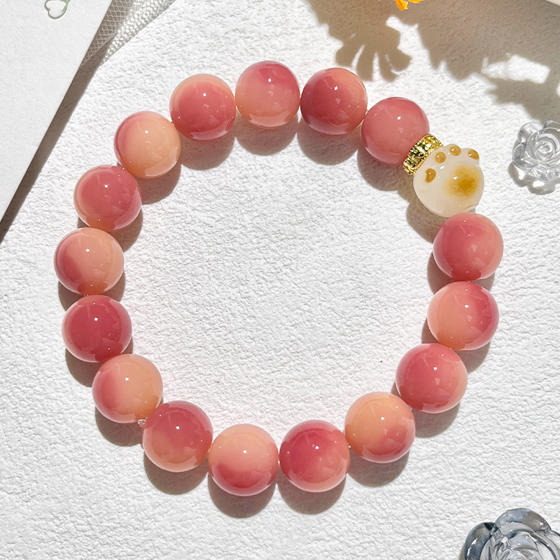 Huayue peach bracelet 11mm