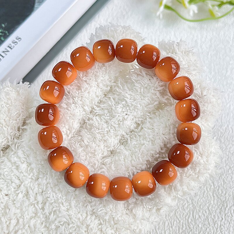 Amber pine forest