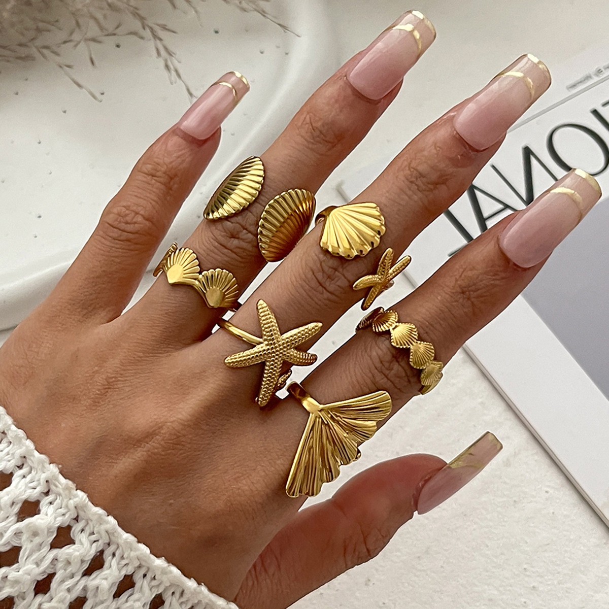 02 light gold 6-piece set 6261
