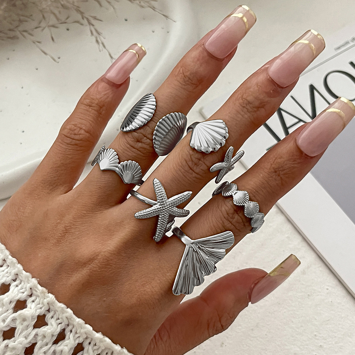 02 white k 6-piece set 6261