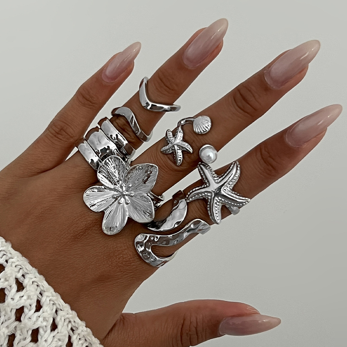 04 white k 6-piece set 6054k2