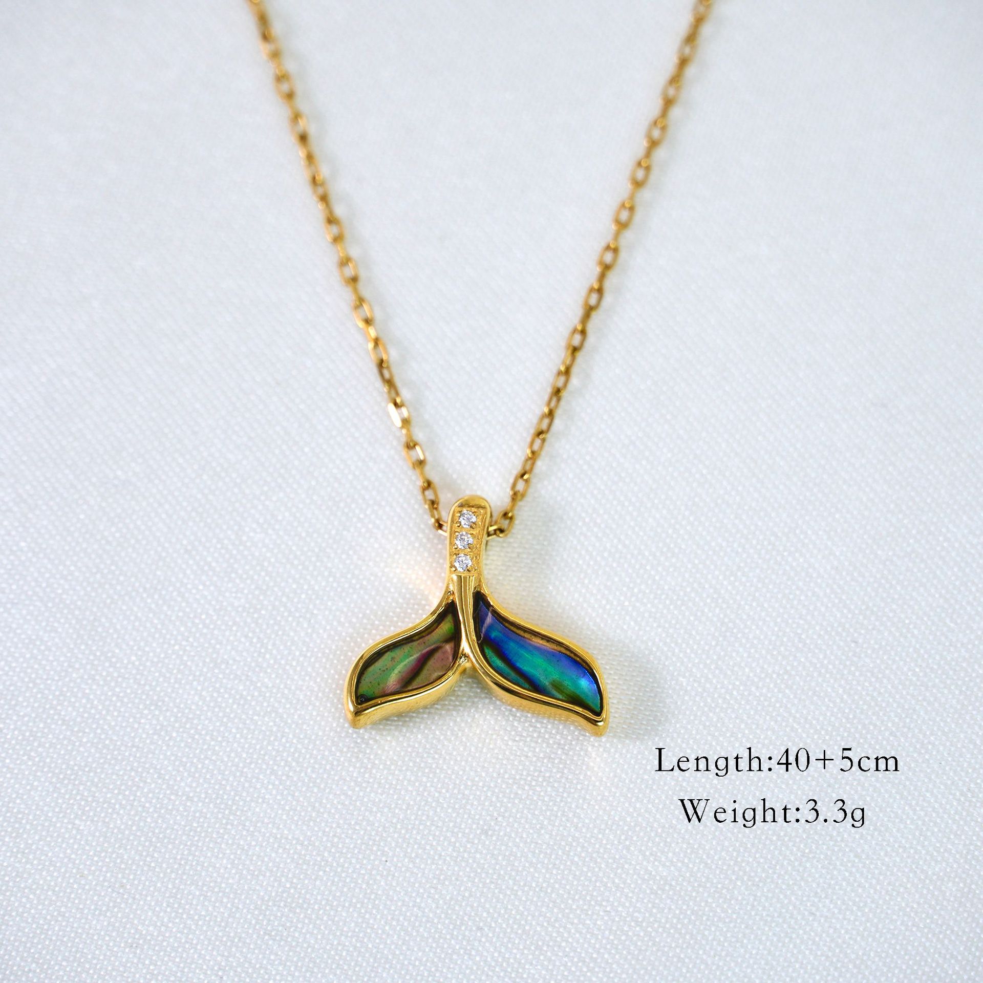 Colorful shell dolphin tail