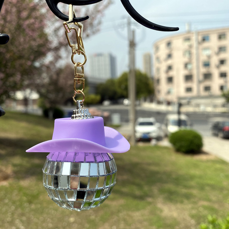 Purple Hat Keychain