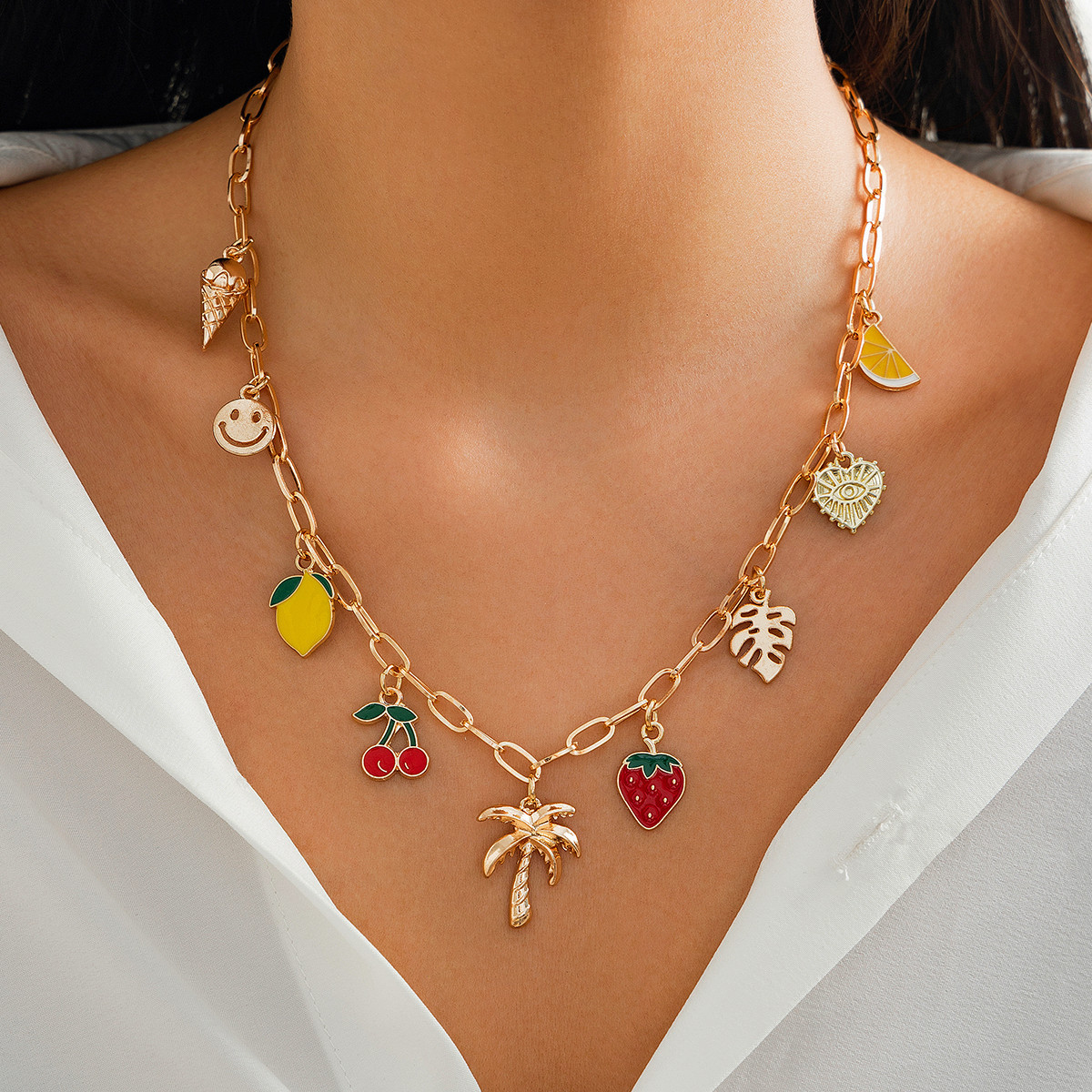 12 necklace gold-6833