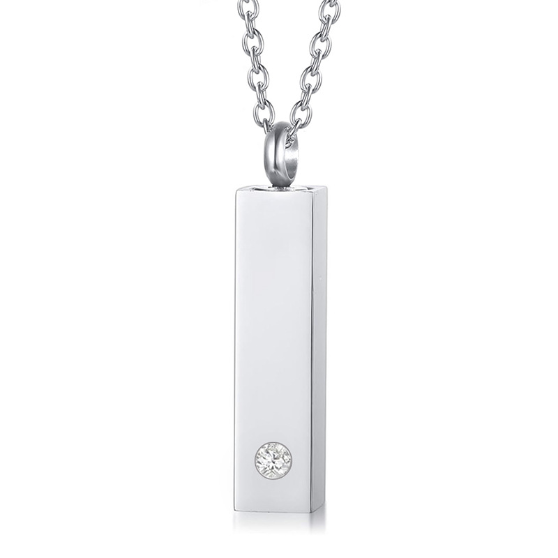 Silver alloy pendant 8*30mm