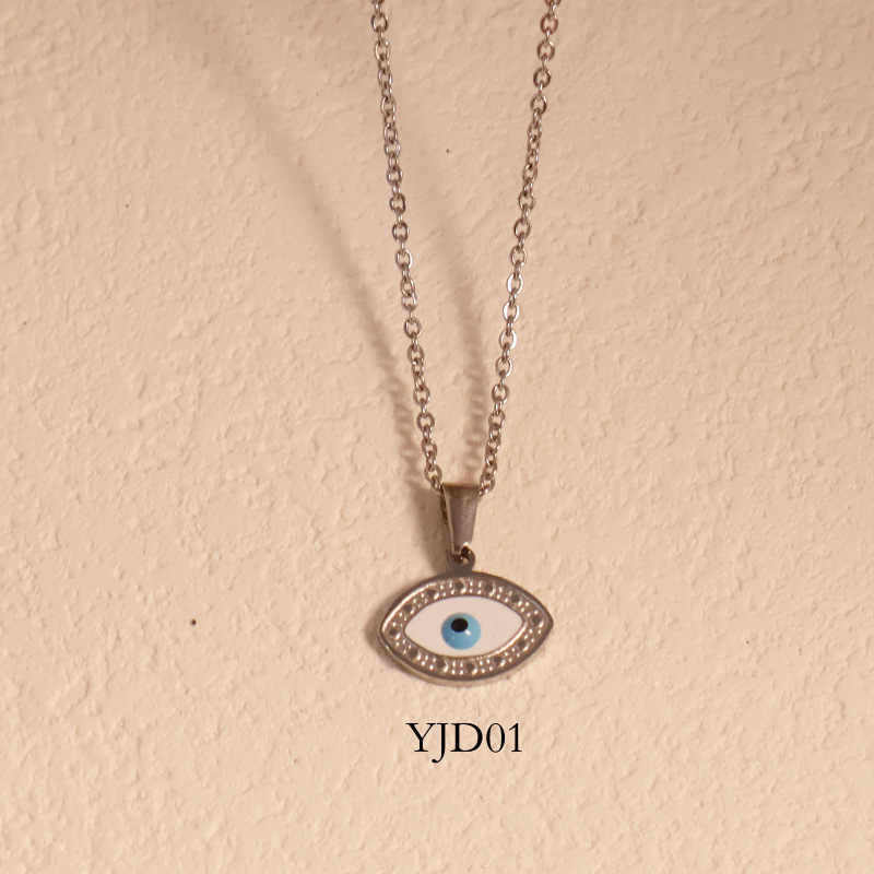 YJD01-steel color/necklace 45cm