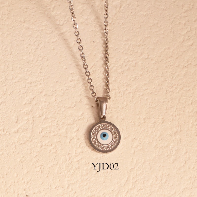 YJD02-steel color /necklace 45cm