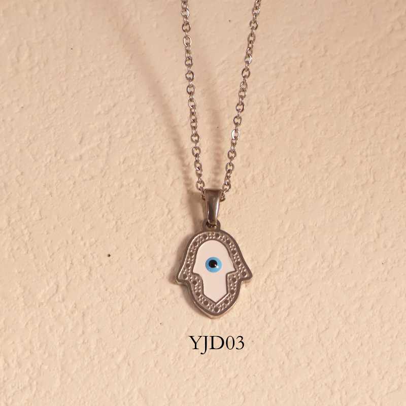 YJD03-steel color /necklace 45cm