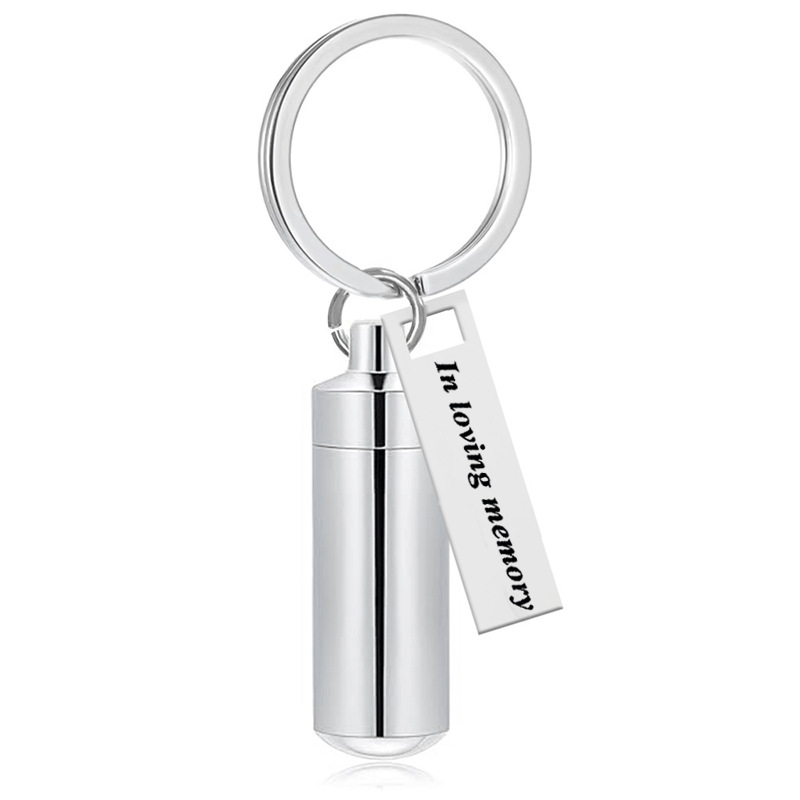Silver alloy38*11MM-In loving memory