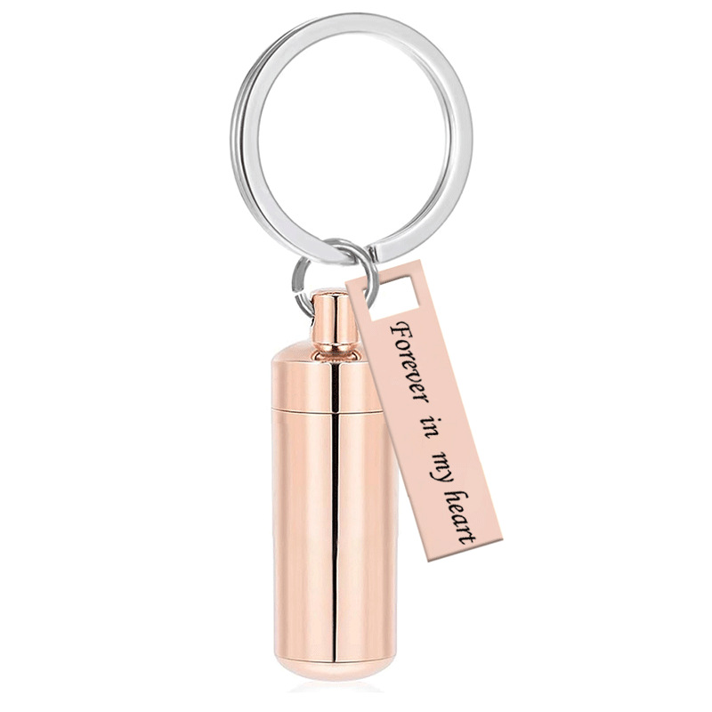 Rose gold alloy38*11MM-Forever in my heart