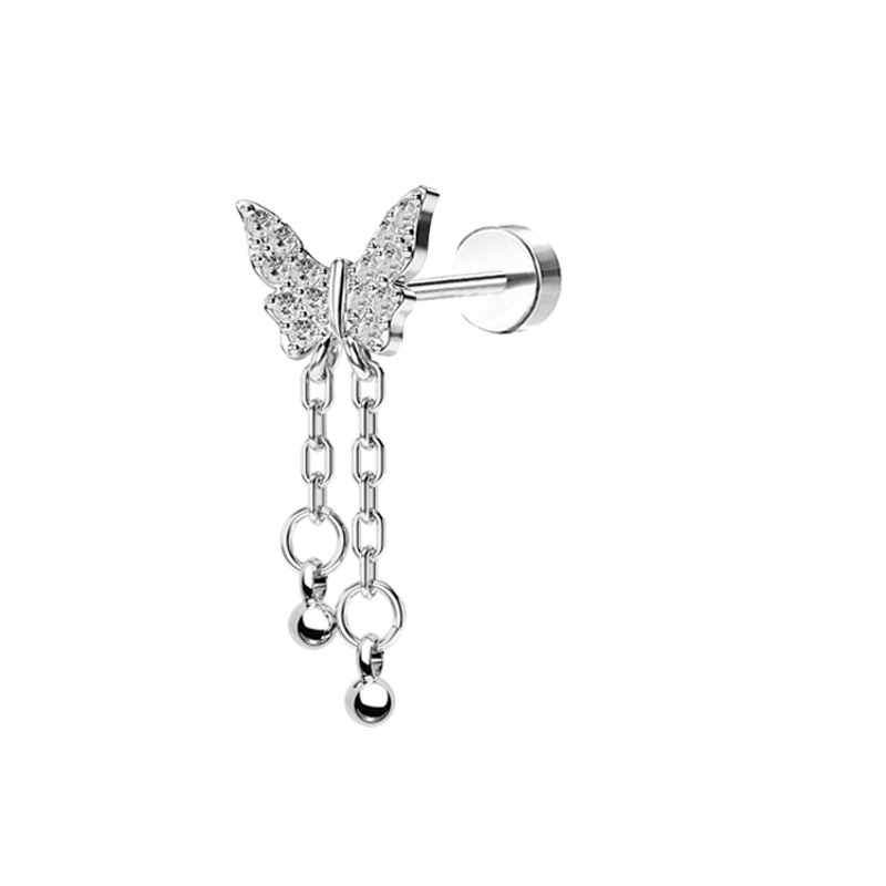 A/stud earrings/1.2x6mm