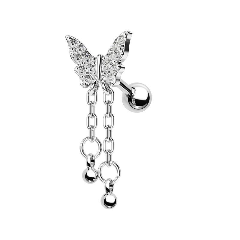 C/stud earrings/1.2x6mm