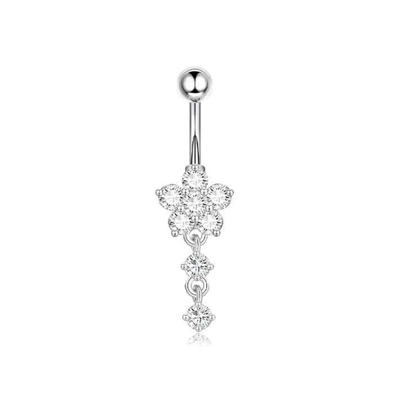 A silver flower