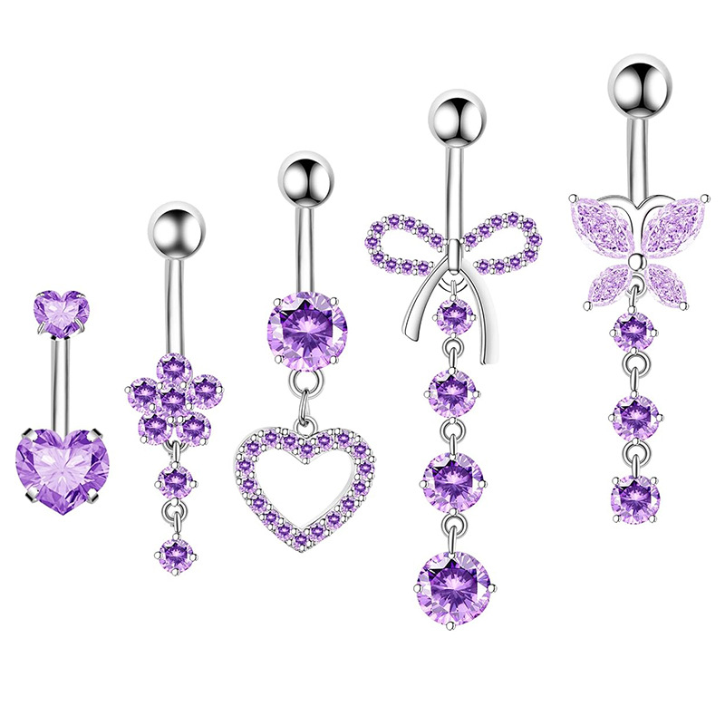 Purple five-piece set